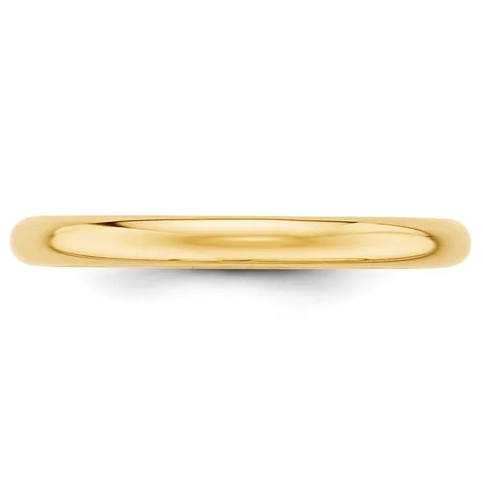 Solid 10K Yellow Gold 25mm Half Round MensWomens Wedding Band Ring Size 13 Goldia Rings Solid 10K Yellow Gold 25mm Half Round MensWomens Wedding Band Ring Size 13 Goldia Rings