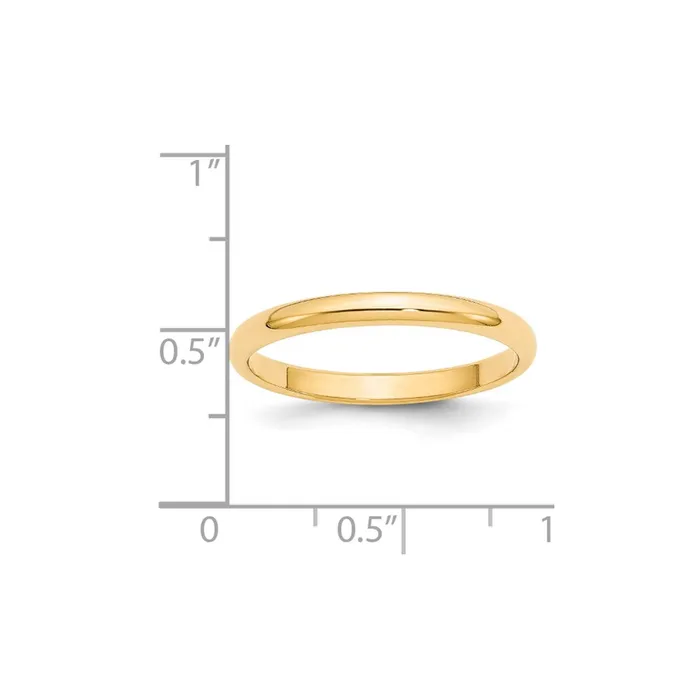 Solid 10K Yellow Gold 25mm Half Round MensWomens Wedding Band Ring Size 13 Goldia Rings Solid 10K Yellow Gold 25mm Half Round MensWomens Wedding Band Ring Size 13 Goldia Rings