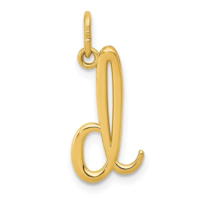 10k Yellow Gold Letter d Initial Charm TreasureFineJewelers Charm Necklaces 10k Yellow Gold Letter d Initial Charm TreasureFineJewelers Charm Necklaces