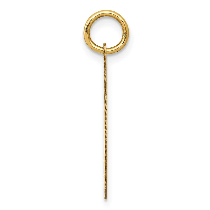 Charm Necklaces TreasureFineJewelers 14k Yellow Gold 1 DAD Charm