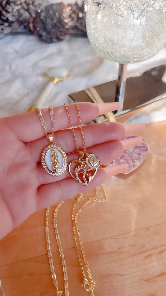 Necklaces MP Jewelry White Mary Necklace