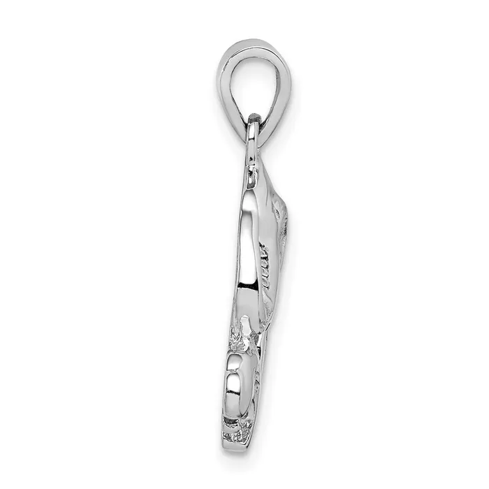 Sterling Silver Rhodiumplated Elephants Pendant TreasureFineJewelers Necklaces