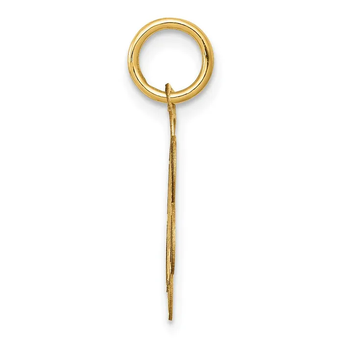 TreasureFineJewelers Charm Necklaces 14k Yellow Gold My Confirmation Charm