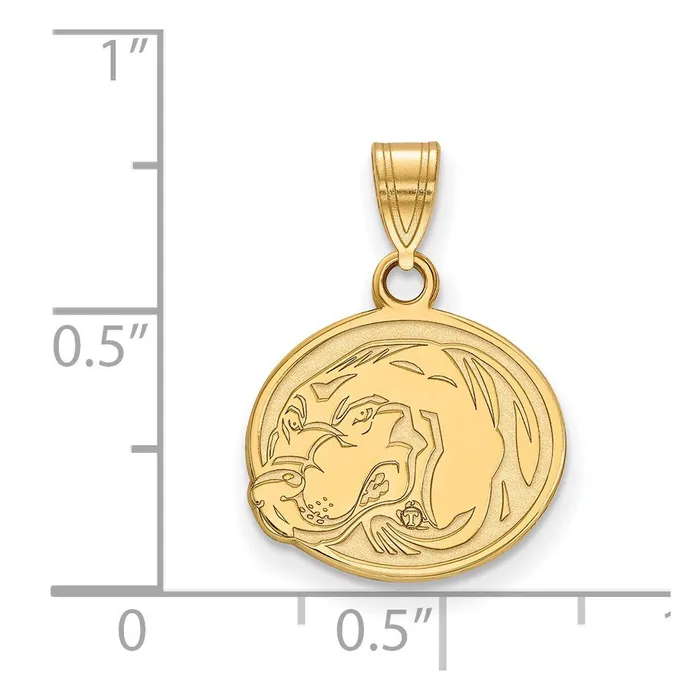 TreasureFineJewelers Necklaces 10k Gold University of Tennessee Smokey Small Pendant
