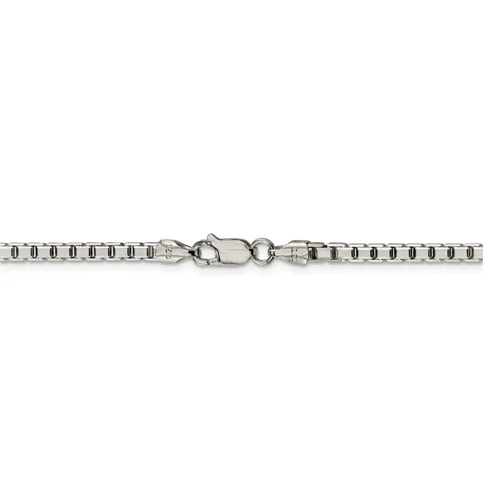 Rings WB Choice Jewelry Sterling Silver 32mm 8 Sided Diamondcut Box ChainWBCQBR05720 Rings WB Choice Jewelry Sterling Silver 32mm 8 Sided Diamondcut Box ChainWBCQBR05720