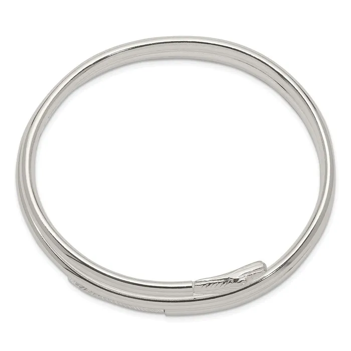 Sterling Silver Snake Bangle BraceletWBCQB67 WB Choice Jewelry Bracelets Sterling Silver Snake Bangle BraceletWBCQB67 WB Choice Jewelry Bracelets