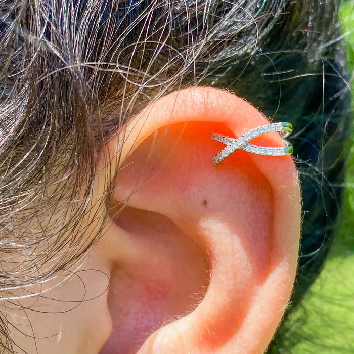 Earrings Izzy Jo Xana Micro Pave Ear Cuff