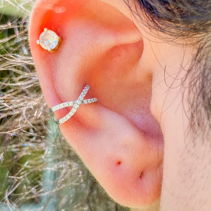 Earrings Izzy Jo Xana Micro Pave Ear Cuff