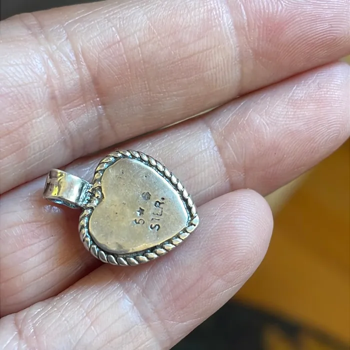 Necklaces Vintage Paris Jewelry Opal Heart Pendant Sterling Silver Native American Vintage Necklaces Vintage Paris Jewelry Opal Heart Pendant Sterling Silver Native American Vintage