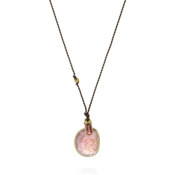 18k Tourmaline and Sapphire Necklace Margaret Solow Necklaces