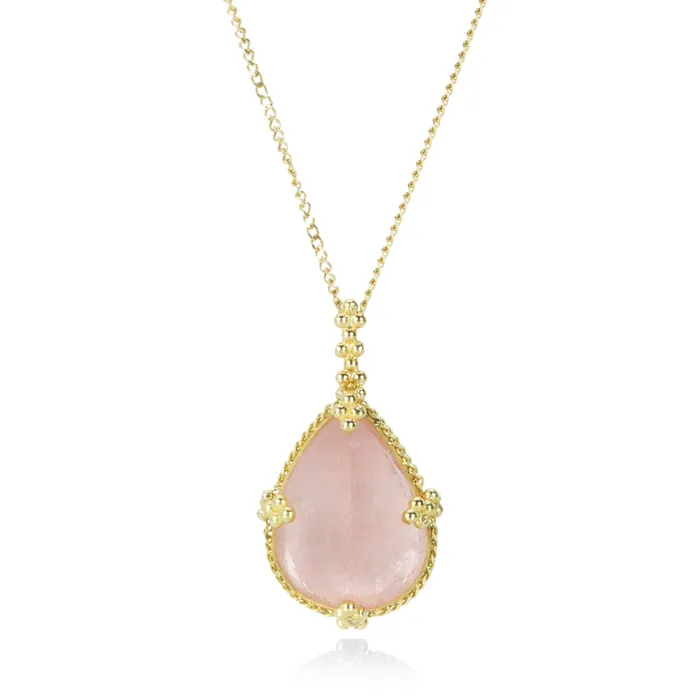 Amali Necklaces One of a Kind Morganite Pendant Necklace