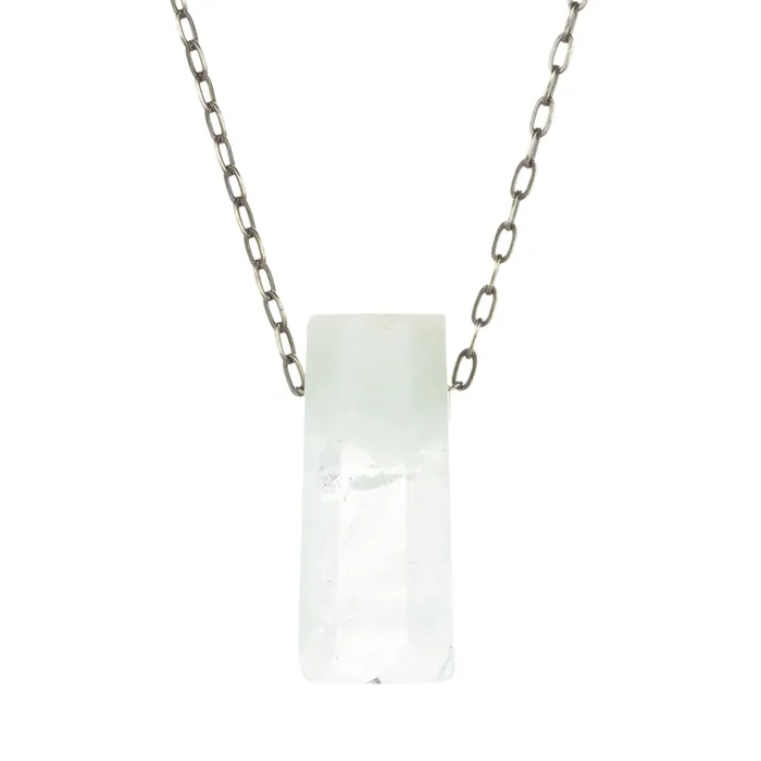 Aquamarine Crystal Pendant Necklace Joseph Brooks Necklaces