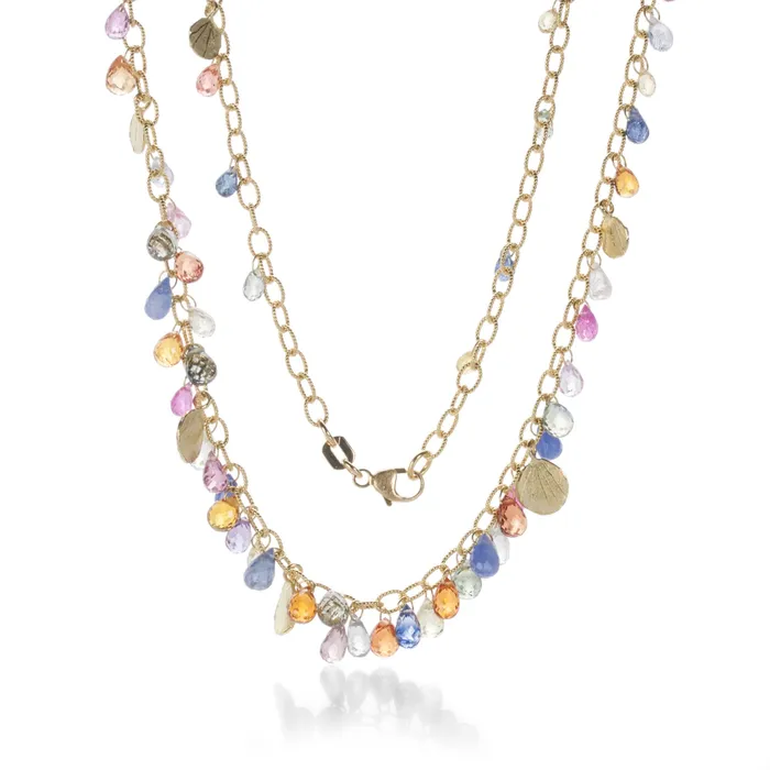 Necklaces Barbara Heinrich Multi Sapphire Briolette Necklace