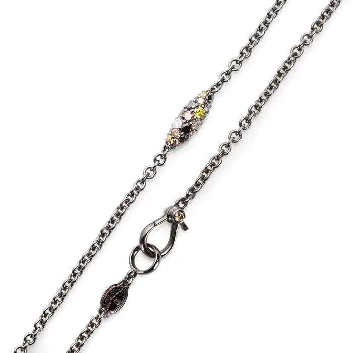 Necklaces Mixed Diamond Pipette Necklace Paul Morelli